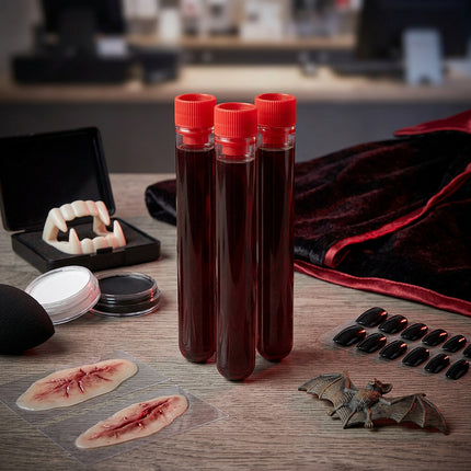 Halloween-Kunstblut-Röhrchen, 2er-Pack