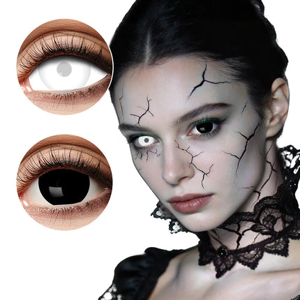 Ein Paar 6-Monats-Linsen „Mini Sclera Eclipse“
