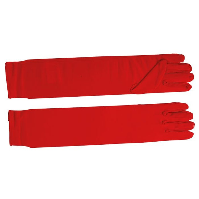 Halloween Handschuhe Rot 42cm