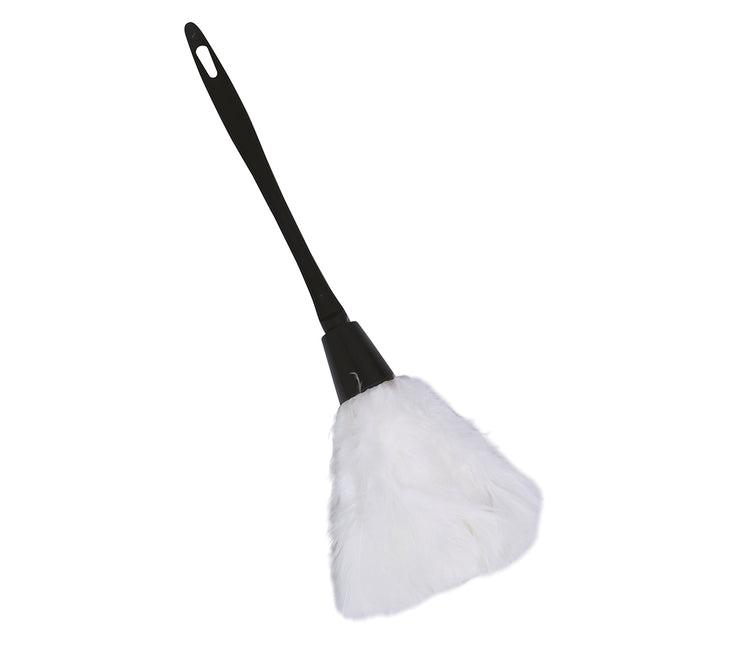 Staubwedel Weiße Federn 35cm