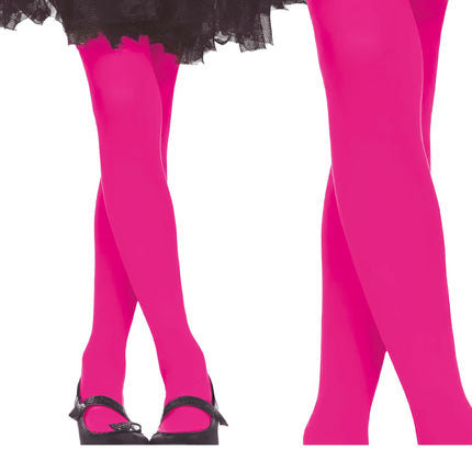 Halloween Strumpfhose Kind Rosa