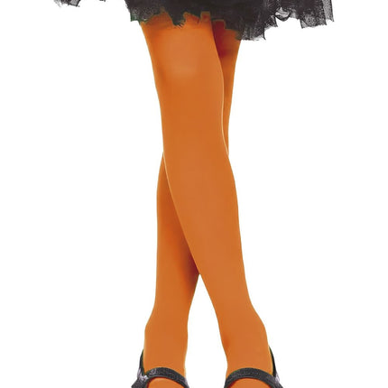 Halloween Strumpfhose Kind Orange
