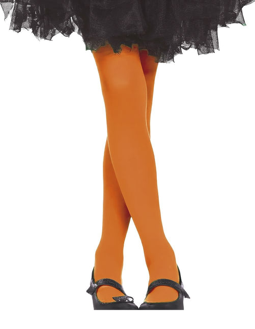 Halloween Strumpfhose Kind Orange
