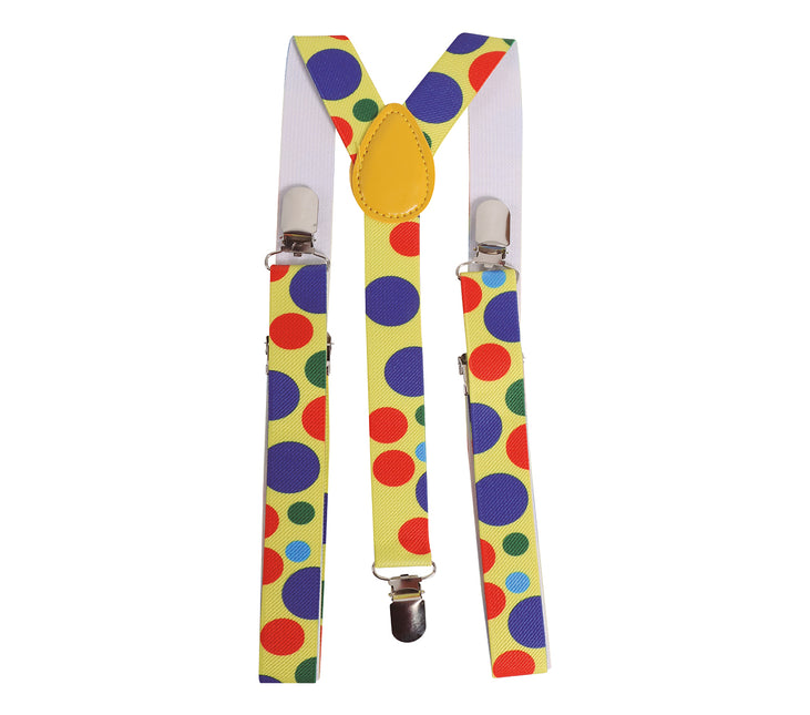 Clown Hosenträger Dots 92cm