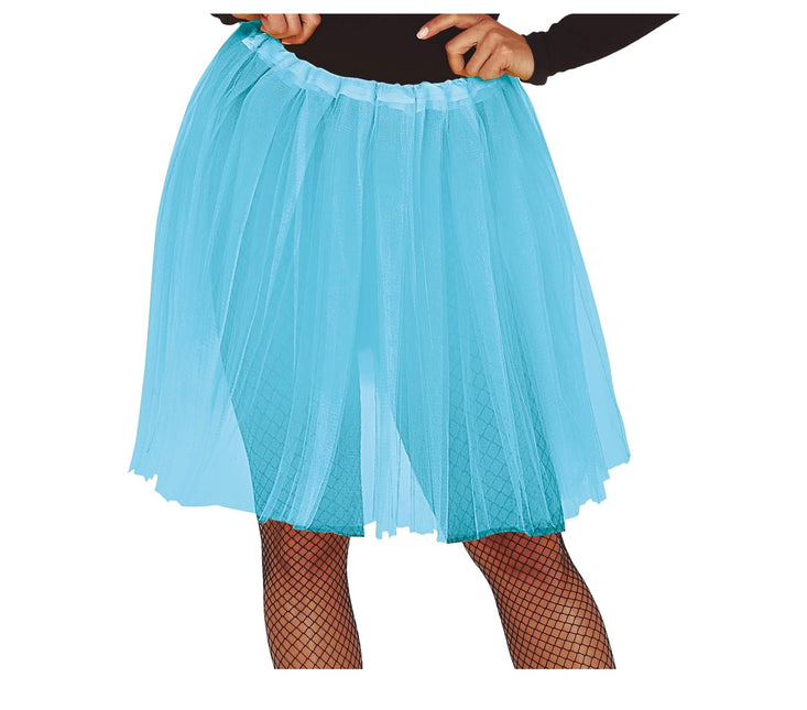 Hellblaues Tutu Damen 60cm