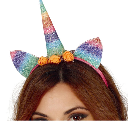 Einhorn Haarband Bunt