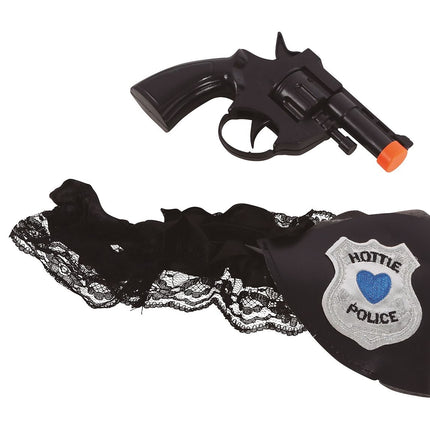 Polizei Strumpfband mit falscher Waffe und Holster