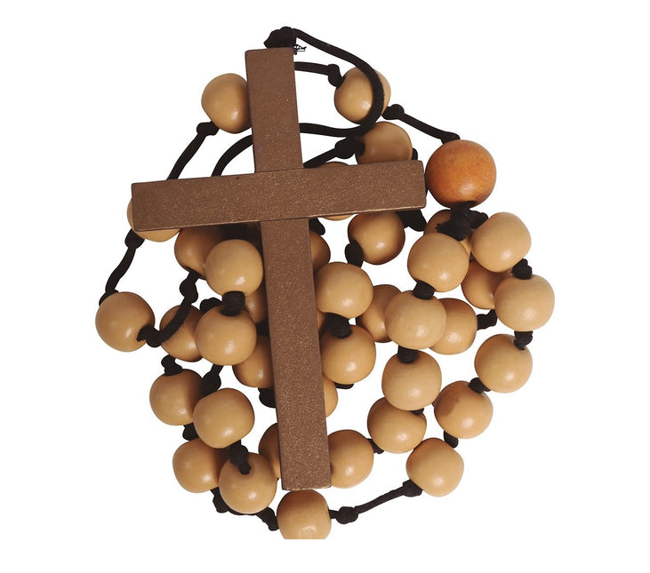 Perlenkette Kreuz 75cm
