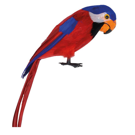 Hawaii Dekoration Papagei 36cm