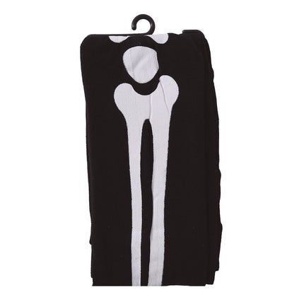 Halloween Skelett Strumpfhose