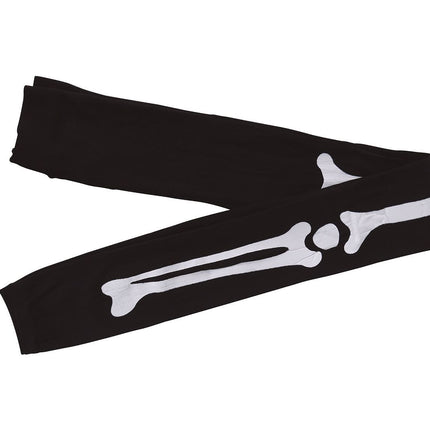 Halloween Skelett Strumpfhose
