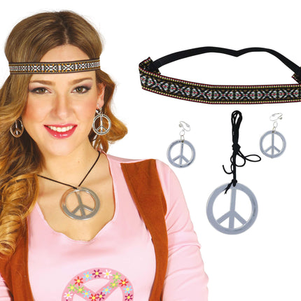 Hippie Set Peace 3 Stück