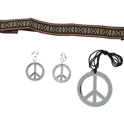 Hippie Set Peace 3 Stück