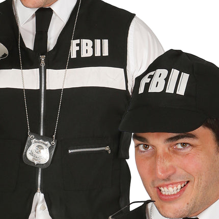 FBI Weste und Mütze