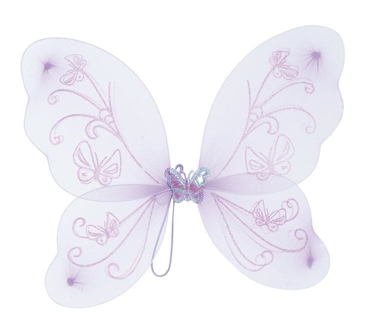 Lila Flügel Kind 48cm
