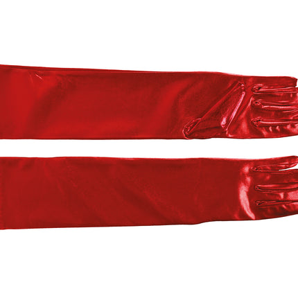 Rote Handschuhe 44cm
