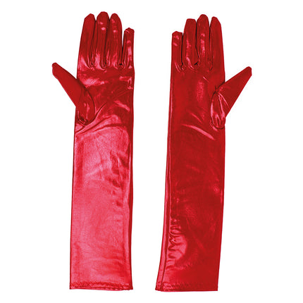 Rote Handschuhe 44cm