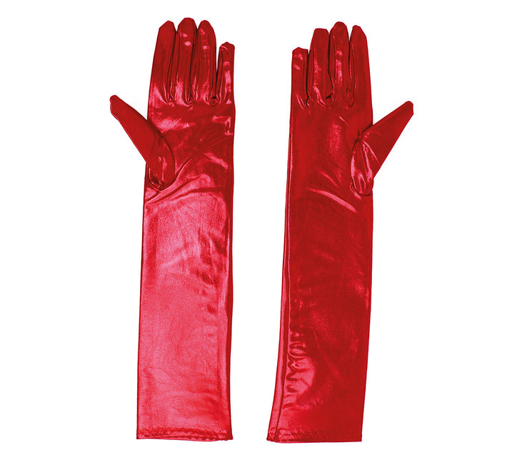 Rote Handschuhe 44cm