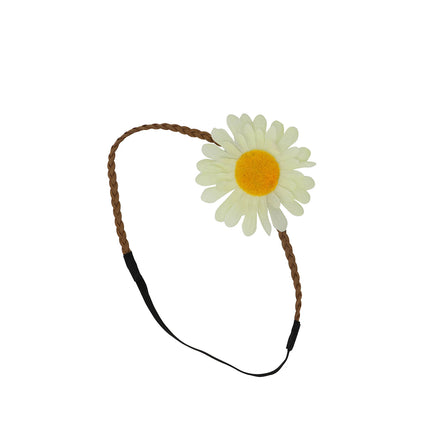 Geflochtenes Haarband mit Blume