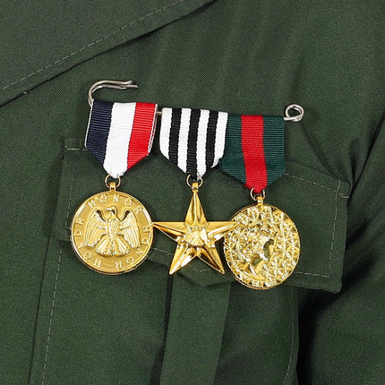 Militärische Medaillen Abzeichen 3tlg.