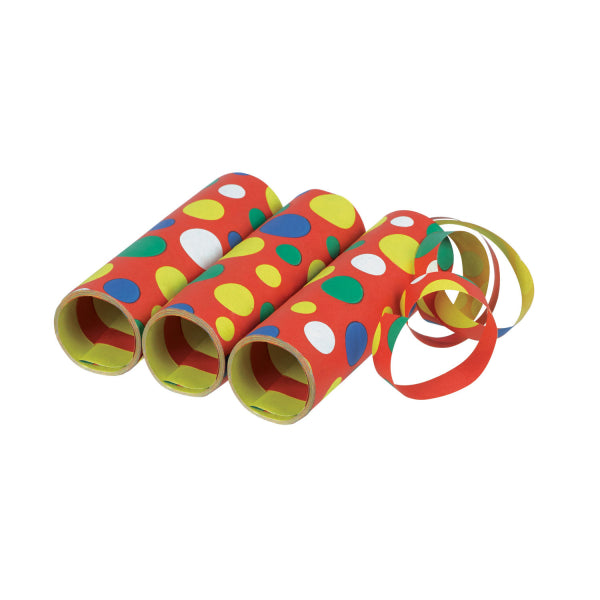 Bunte Serpentine Dots 4m 3Stück