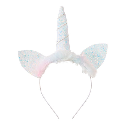 Tiara Einhorn Weiß