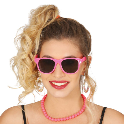 Schutzbrille Neon Pink
