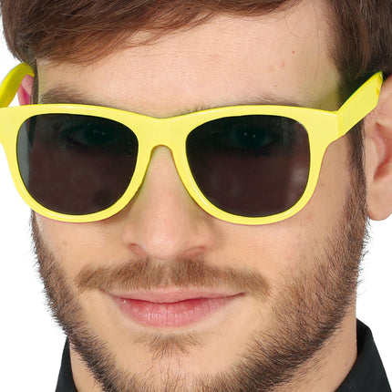 Brille Neongelb