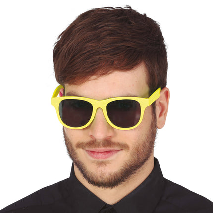 Brille Neongelb