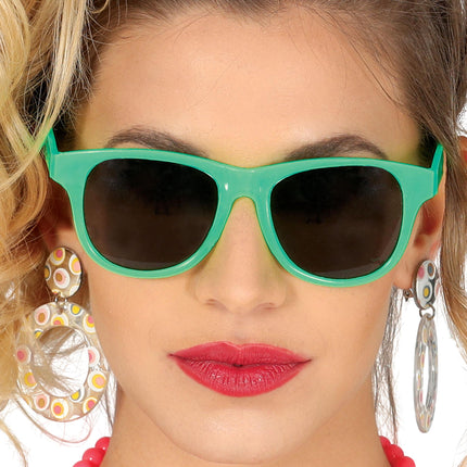 Brille Neon Grün