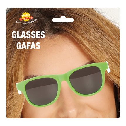 Brille Neon Grün