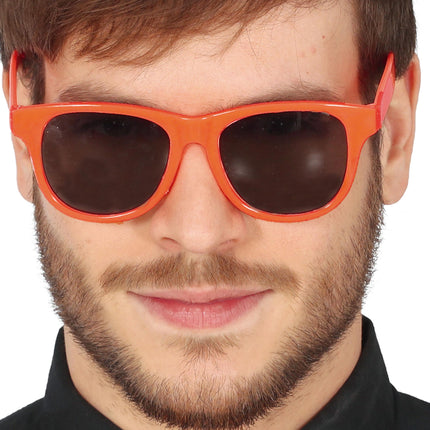 Neon Orange Brille