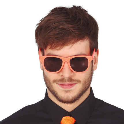 Neon Orange Brille