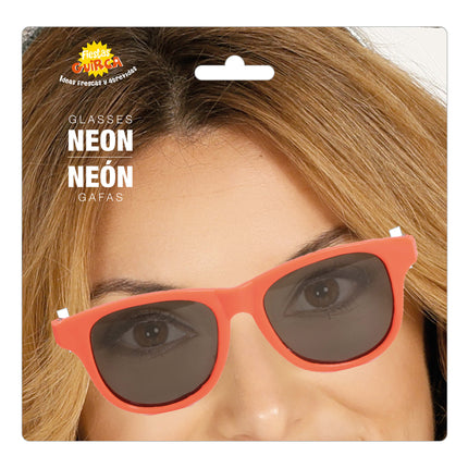Neon Orange Brille
