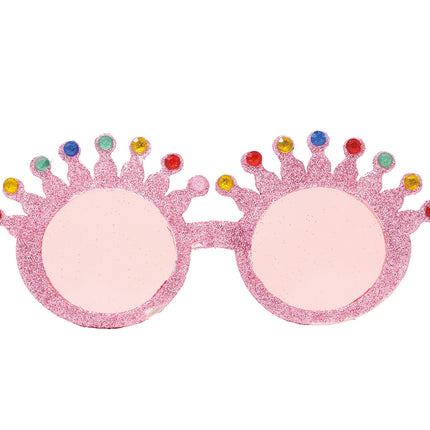 Rosa Brille Glitzer