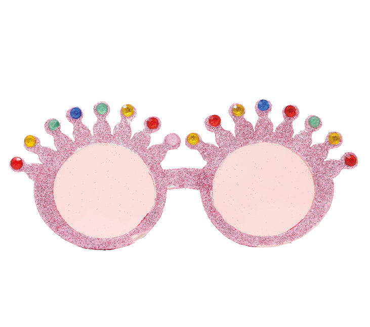 Rosa Brille Glitzer