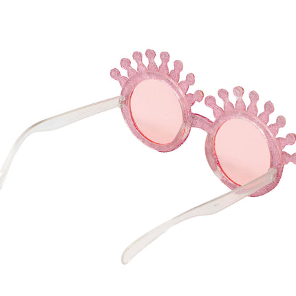 Rosa Brille Glitzer