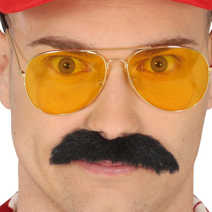 Orange Brille