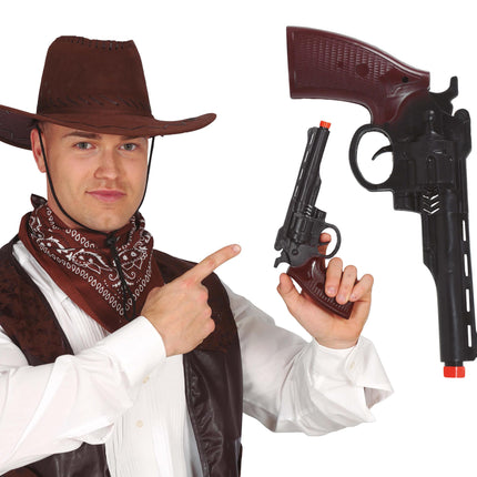 Cowboy Gewehr Schwarz 30cm