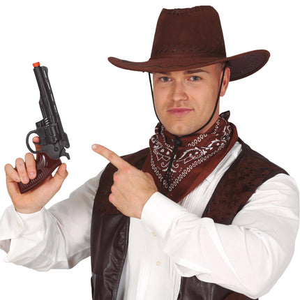 Cowboy Gewehr Schwarz 30cm