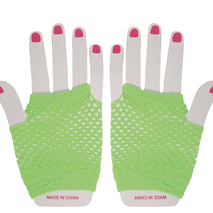 Netzhandschuhe Lindgrün 11cm