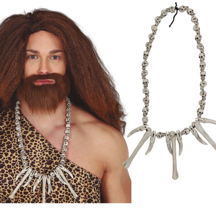 Halloween Halskette Höhlenmensch