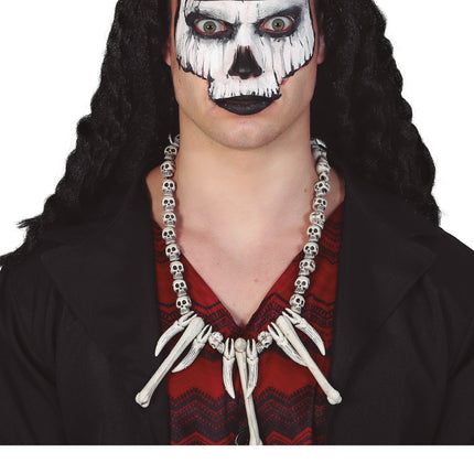 Halloween Halskette Höhlenmensch