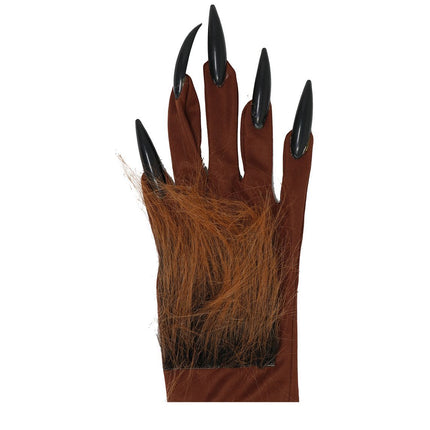 Halloween Handschuhe Werwolf Klauen