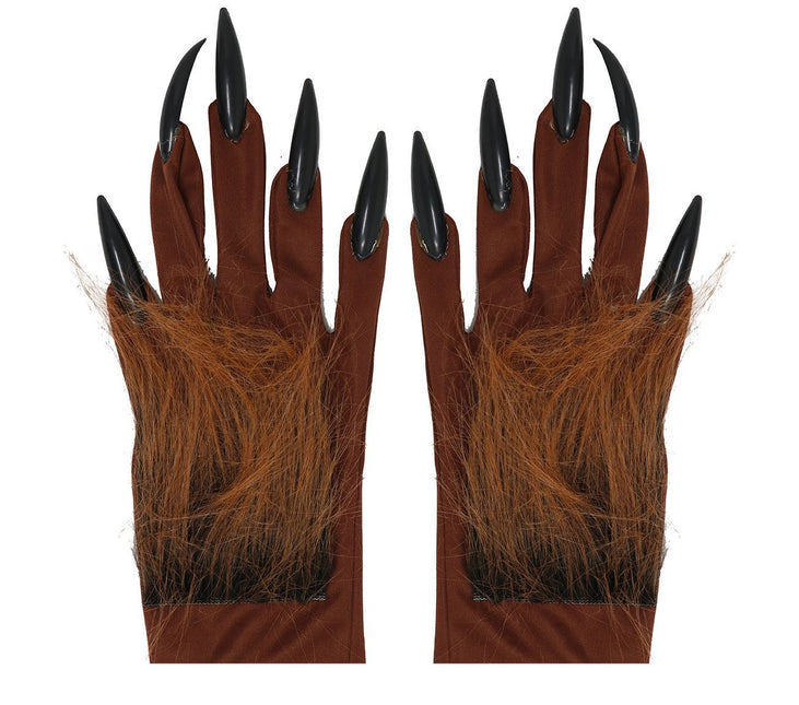 Halloween Handschuhe Werwolf Klauen