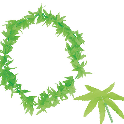 Unkraut Blatt Halskette