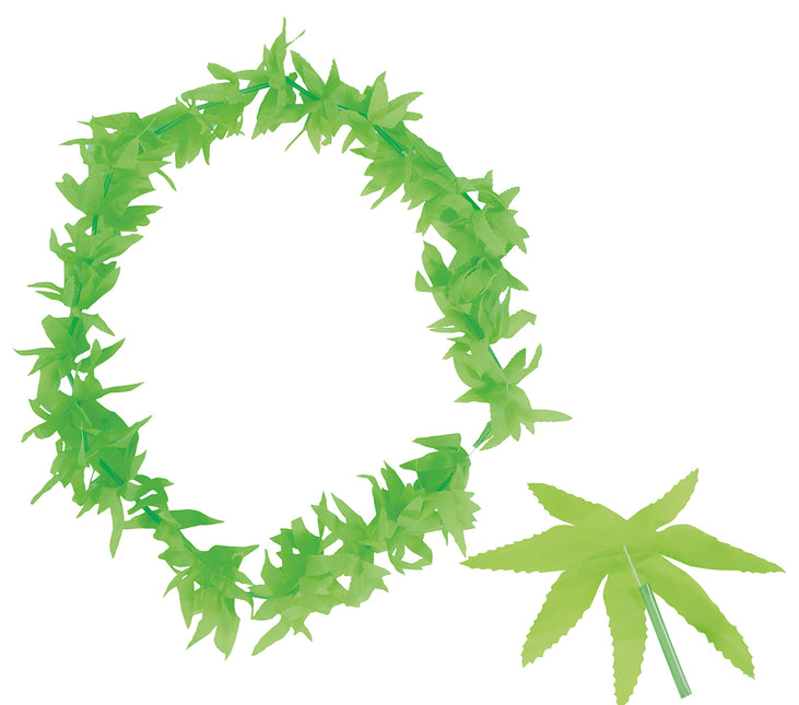 Unkraut Blatt Halskette