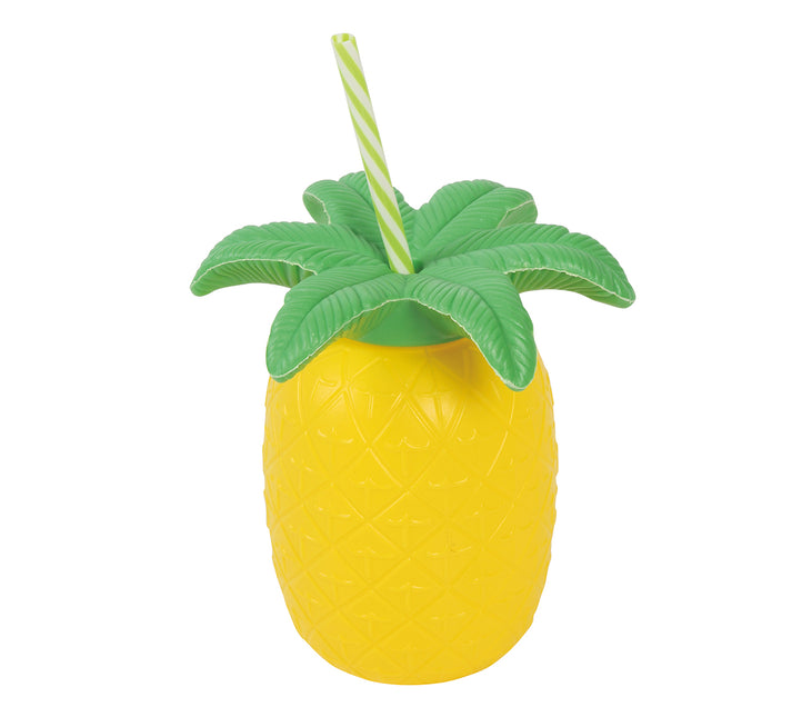 Ananas Glas Strohhalm 20cm