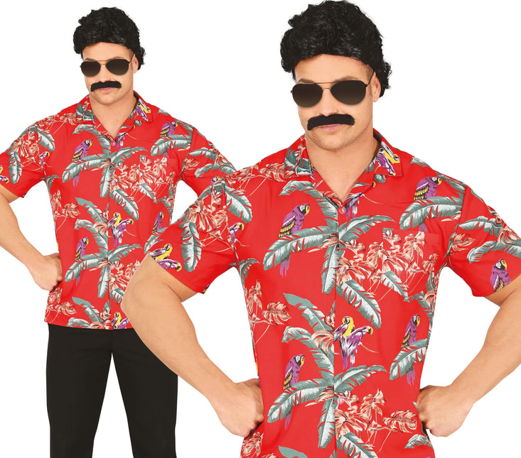 Hawaii Bluse Papageien