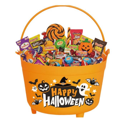Halloween Pompoen Oranje Snoep Ketel
